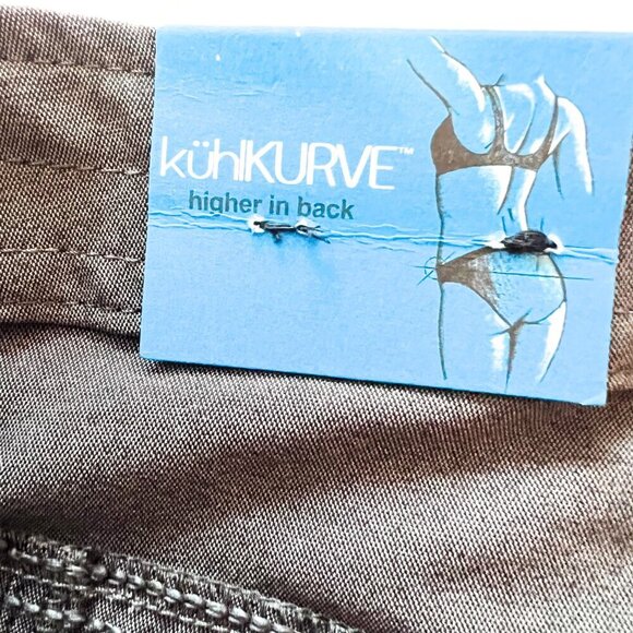 Kuhl NEW Womens Gray Grey Trekr Kapri Cropped Capri Pants 14 - Picture 12 of 16